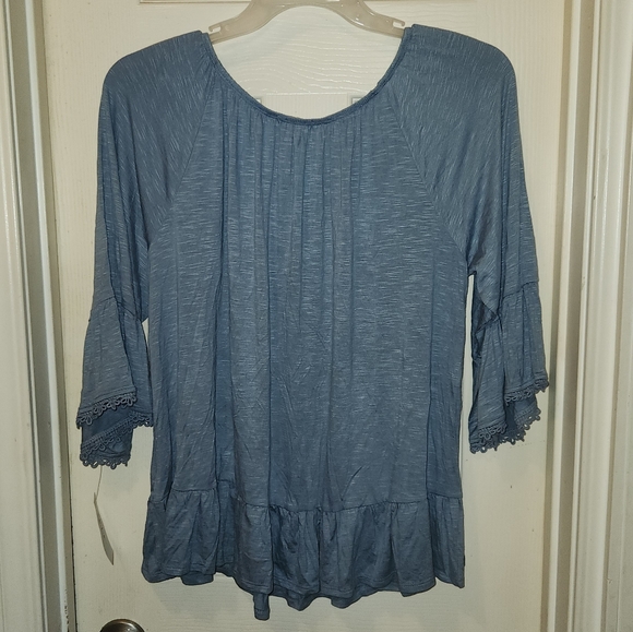 Style & Co On/Off Shoulder Top - Picture 3 of 10